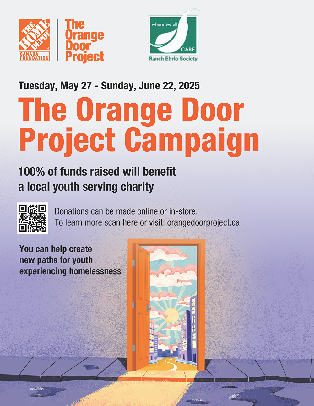 Orange Door campaign poster