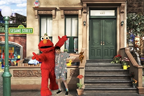 Kris at Sesame Street