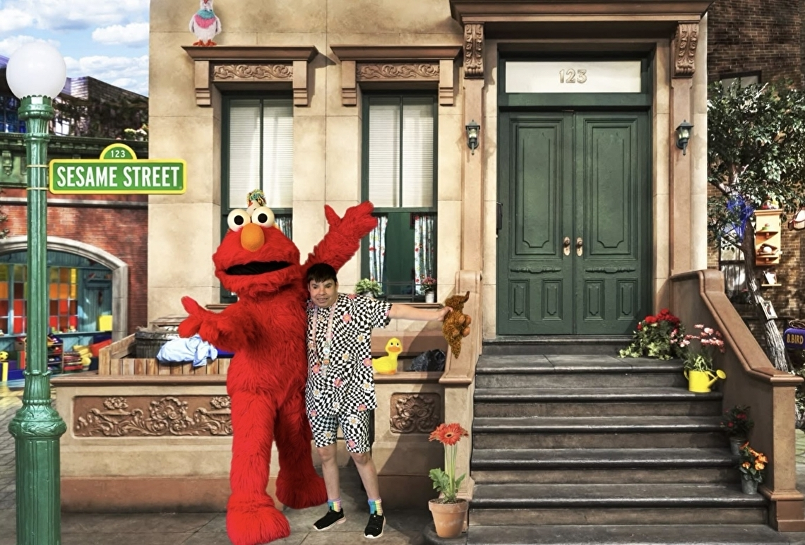 Kris and Elmo