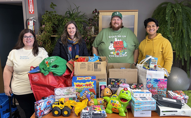 Community delivers Christmas cheer to family programs 