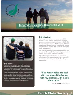Ranch Ehrlo Society outcomes for 2011-2012