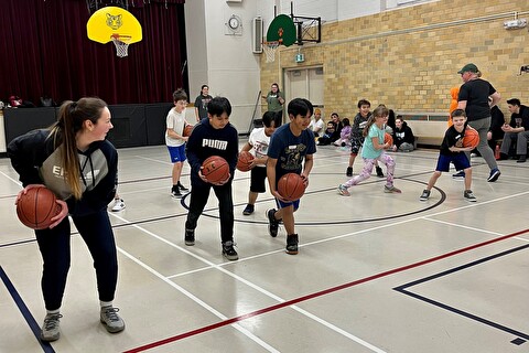 Basketball practice